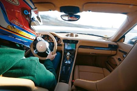 Porsche 911 Carrera 4, Cockpit, Fahrersicht