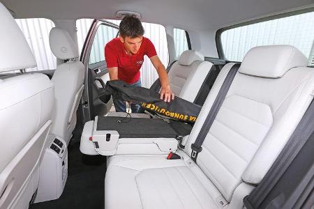 VW Golf 2.0 TDI Sportsvan, Fondsitz, Umklappen