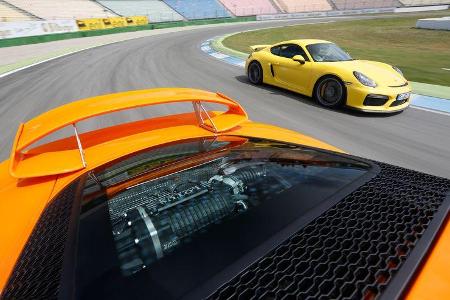 Porsche Cayman GT4, Lotus Exige S, Nürburgring