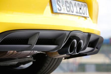 Porsche Cayman GT4, Auspuff, Endrohr