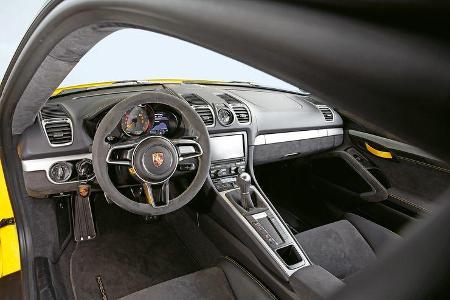 Porsche Cayman GT4, Cockpit