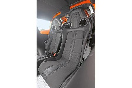 Lotus Exige S, Fahrersitz