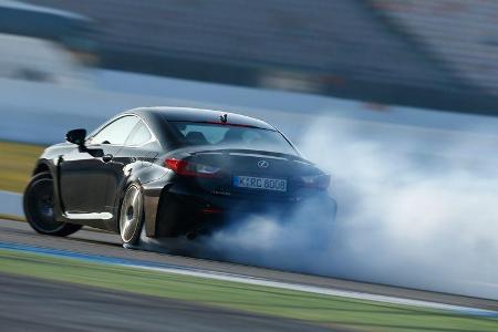 Lexus RC F, Heckansicht, Driften