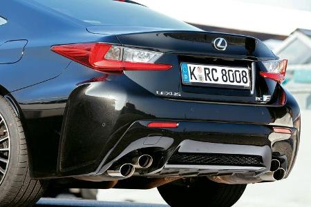 Lexus RC F, Auspuff, Endrohre