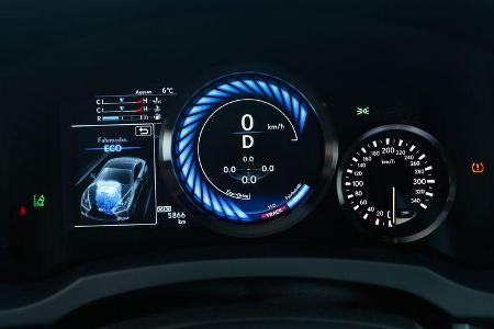 Lexus RC F, Anzeigeinstrumente