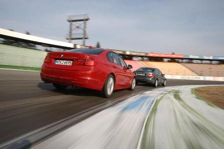 BMW 335i, Mercedes C 350