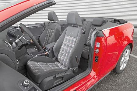 VW Golf GTI Cabrio, Fahrersitz