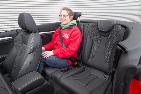 Audi A3 Cabrio, Fondsitz, Beinfreiheit