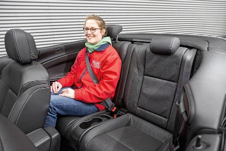 Opel Cascada 1.6 SIDI Turbo, Fondsitz, Beinfreiheit