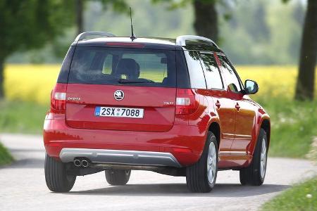 Skoda Yeti 1.4 TSI Green tec, Heckansicht