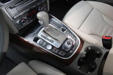 Audi Q5 3.0 TDI Quattro, Mittelkonsole, Schalthebel, Schaltknauf