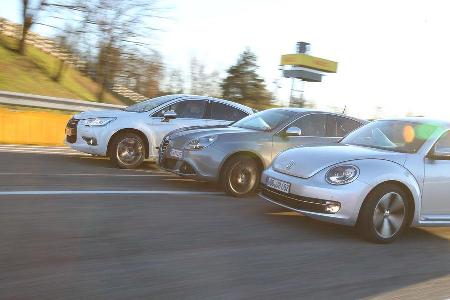 Alfa Romeo Giulietta, Citron DS4, VW Beetle,