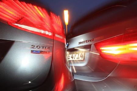 BMW 320d Touring, VW Passat 2.0 TDI Variant