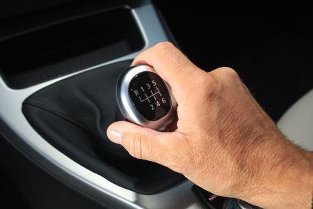 BMW 320d Touring, Schaltknauf