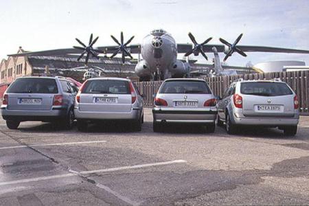 Ford Mondeo Turnier 2.0 DI, Peugeot 406 Break 2.0 HDi, Renault Laguna Grandtour 1.9 dCi, VW Passat Variant 1.9&nbsp;TDI