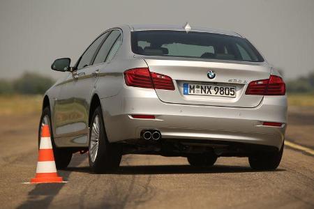 BMW 520d, Slalom, Frontansicht