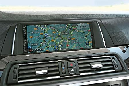 BMW 520d, Navi, Bildschirm