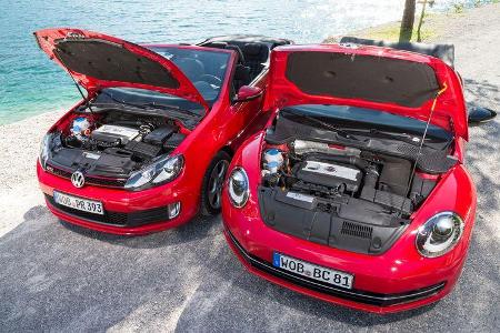 VW Beetle Cabrio, VW Golf Cabrio, Motoren