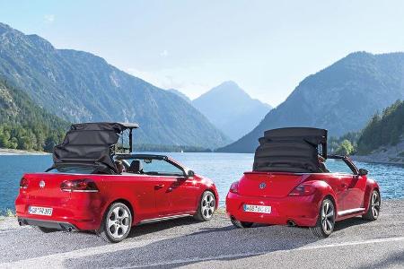 VW Beetle Cabrio, VW Golf Cabrio, Verdeck