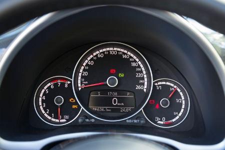 VW Beetle Cabrio, Rundinstrumente