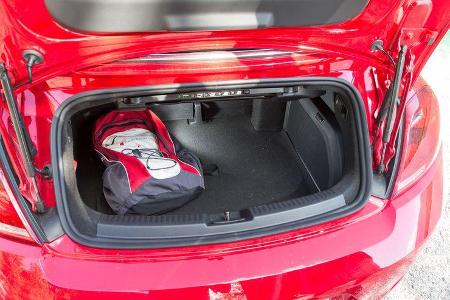 VW Beetle Cabrio, Kofferraum