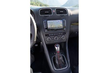 VW Golf Cabrio, Mittelkonsole
