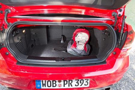 VW Golf Cabrio, Kofferraum
