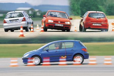 Alfa Romeo 147 1.6 T. Spark ECO, Honda Civic, Peugeot 307, VW Golf