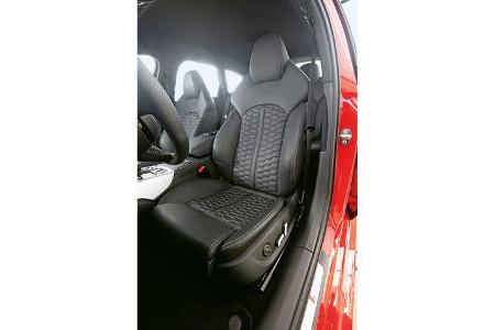 Audi RS6 Avant, Fahrersitz