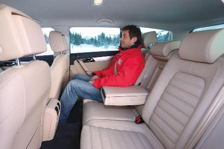 VW Passat Alltrack 2.0 TDI, Fondsitz, Beinfreiheit, Armlehne