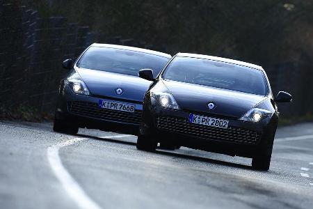 Von den anders gestylten, aber gleich dimensionierten 18-Zoll-Leichtmetallrädern einmal abgesehen, unterscheidet die beiden ...