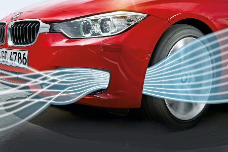 BMW 320i EDE, Frontschrze, Luftvorhang