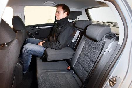 VW Golf 1.6 TDI, Fond