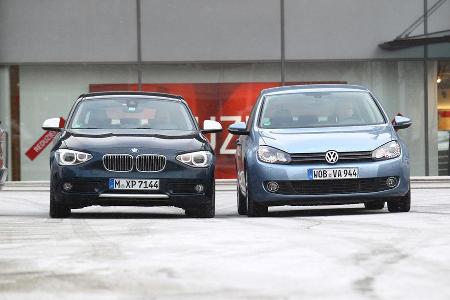 BMW 116d, VW Golf 1.6 TDI