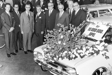 Opel Rekord - 10-millionster Opel