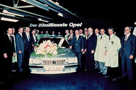 Opel Senator 20-millionster Opel