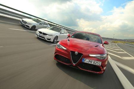Alfa Romeo Giulia QV, BMW M3 Competition, Mercedes-AMG C 63 S