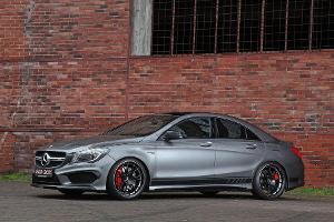 Mercedes CLA 45 AMG mit Felgen von Schmidt