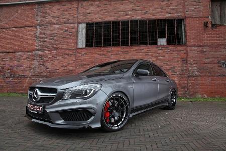 Mercedes CLA 45 AMG mit Felgen von Schmidt