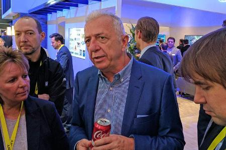 Frank Rinderknecht auf der CES 2017