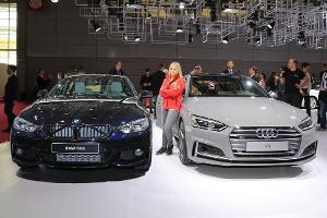 Audi S5 gegen BMW 4er Grand Coup Paris 2016