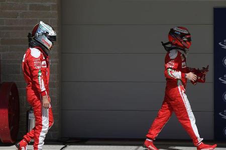 Vettel & Räikkönen - Ferrari - Formel 1 - Austin - GP USA - 22. Oktober 2016