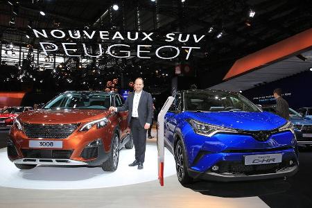 Toyota C-HR gegen Peugeot 3008 Paris 2016
