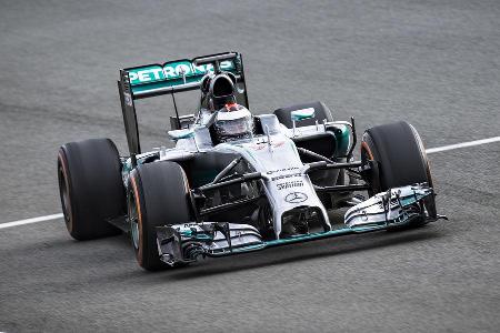 Jorge Lorenzo - Mercedes AMG W05 - Formel 1 Testrun - Silverstone - 5. Oktober 2016