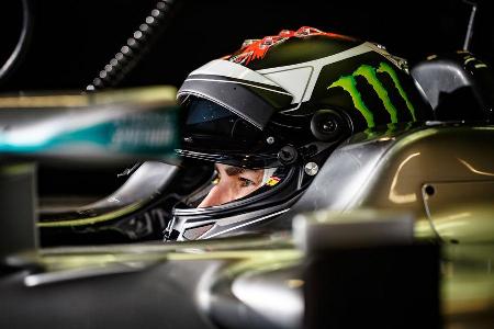 Jorge Lorenzo - Mercedes AMG W05 - Formel 1 Testrun - Silverstone - 5. Oktober 2016