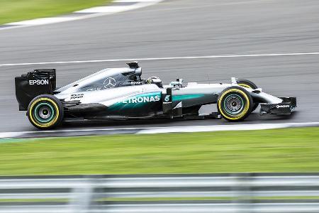 Jorge Lorenzo - Mercedes AMG W05 - Formel 1 Testrun - Silverstone - 5. Oktober 2016