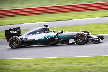 Jorge Lorenzo - Mercedes AMG W05 - Formel 1 Testrun - Silverstone - 5. Oktober 2016