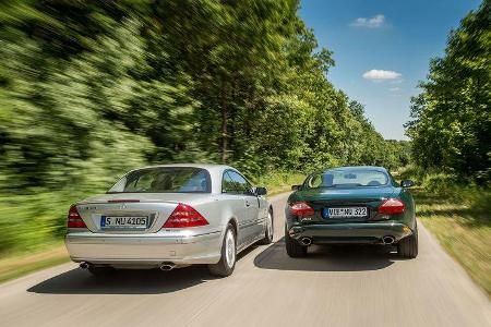 Jaguar-XK8-Mercedes-Benz-CL-500-Fahrbericht