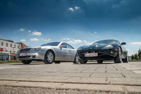 Jaguar-XK8-Mercedes-Benz-CL-500-Fahrbericht