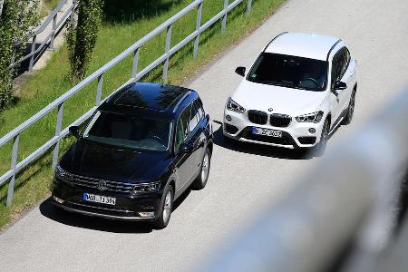 BMW X1 xDrive 20d, VW Tiguan 2.0 TDI 4Motion,